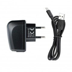 Reiseladegerät USB Type C Uniwersal 2A + Kabel Schwarz