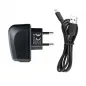 Reiseladegerät USB Type C Uniwersal 2A + Kabel Schwarz