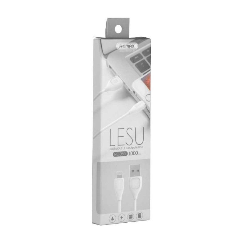 USB-Kabel zum iPhone Lightning 8-pin RC-050i Weiß