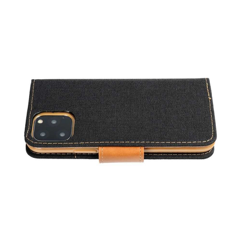Canvas Book auf Samsung Galaxy A03S Brieftaschenetui Schwarz