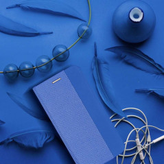 Sensitive Book auf Samsung Galaxy A03S Brieftaschenhülle Blau