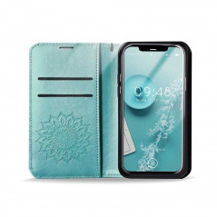 MEZZO Book auf Samsung Galaxy A03S FORCELL Brieftaschenetui Grün