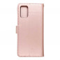 MEZZO Book auf Samsung Galaxy A03S FORCELL Brieftaschenetui Rosa