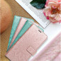 MEZZO Book auf Samsung Galaxy A03S FORCELL Brieftaschenetui Rosa