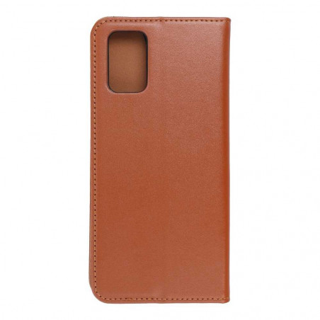 Smart PRO auf Samsung Galaxy A03S FORCELL Brieftaschenhülle Braun