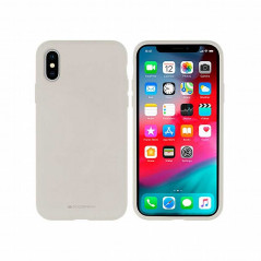 Silicone case auf Apple iPhone 13 Pro MERCURY Silikonhülle Grau