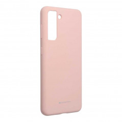 Silicone case auf Samsung Galaxy S21 5G MERCURY Silikonhülle Rosa