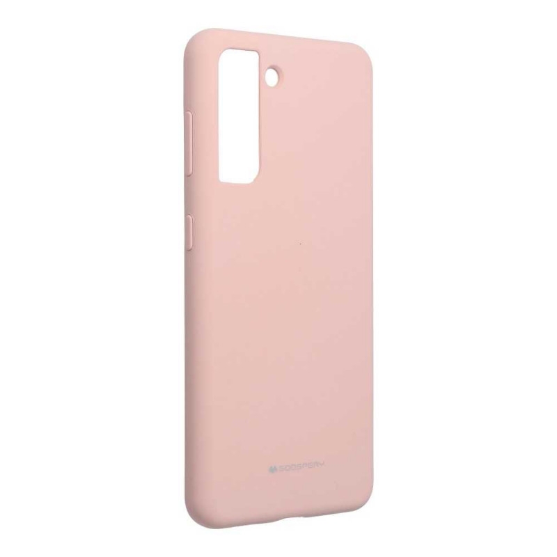Silicone case auf Samsung Galaxy S21 5G MERCURY Silikonhülle Rosa