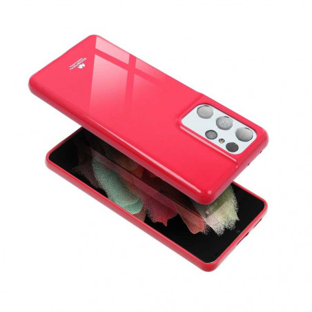 Jelly auf Samsung Galaxy A12 MERCURY Abdeckung TPU Rosa
