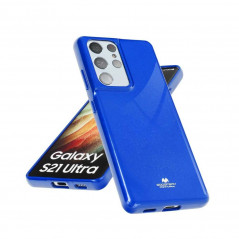 Jelly auf Apple iPhone 13 MERCURY Abdeckung TPU Blau