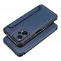 XIAOMI Redmi Note 12 5G Book Handytaschen Razor Book Kohlenstoff-Faser, Kohlenstoffmuster  Blau
