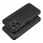 XIAOMI Redmi Note 12 5G Book Handytaschen Razor Book Kohlenstoff-Faser, Kohlenstoffmuster  Schwarz