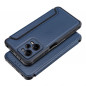 XIAOMI Redmi Note 12 Pro 5G Book Handytaschen Razor Book Kohlenstoff-Faser, Kohlenstoffmuster  Blau