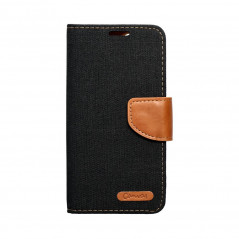 XIAOMI Redmi Note 12 Pro 5G Book Handytaschen CANVAS Book Schwarz
