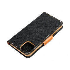 XIAOMI Redmi Note 12 Pro 5G Book Handytaschen CANVAS Book Schwarz