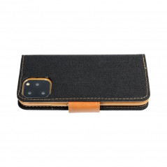 XIAOMI Redmi Note 12 Pro 5G Book Handytaschen CANVAS Book Schwarz