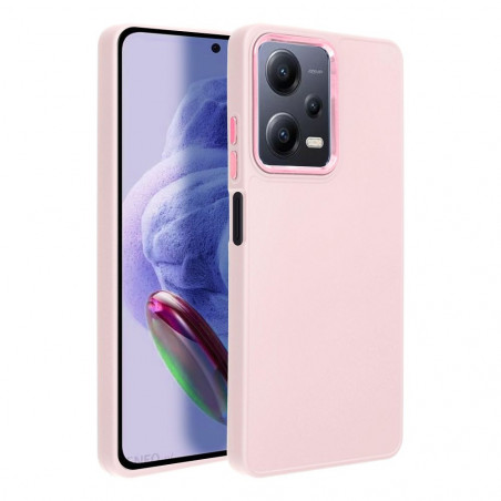 XIAOMI Redmi Note 12 Pro 5G Hülle FRAME Elegant  Puderrosa
