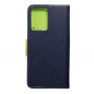 XIAOMI Redmi Note 12 4G Book Handytaschen Fancy Book Marine / Limette
