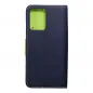 XIAOMI Redmi Note 12 5G Book Handytaschen Fancy Book Marine / Limette