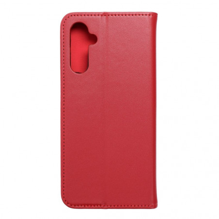 Samsung Galaxy A14 5G Book Handytaschen Leather case SMART PRO Elegant  Rotwein 
