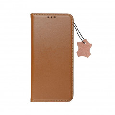 Samsung Galaxy A34 Book Handytaschen Leather case SMART PRO Elegant  Braun 