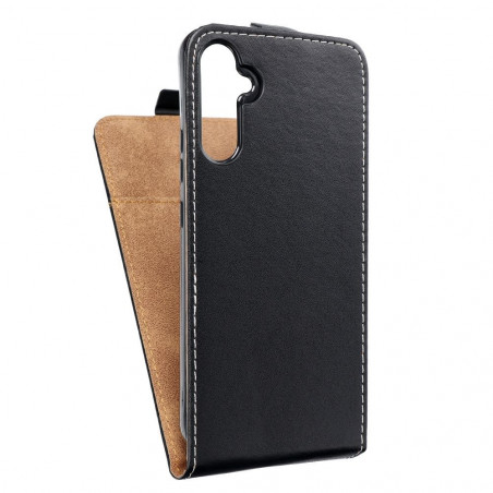 Samsung Galaxy A34 Flip Handytaschen Slim Flexi Fresh Schwarz