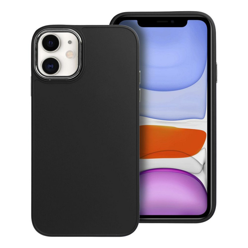 Apple iPhone 11 Hülle FRAME Elegant  Schwarz