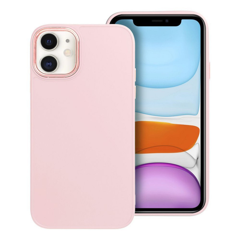 Apple iPhone 11 Hülle FRAME Elegant  Puderrosa