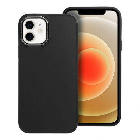 Apple iPhone 12 Hülle FRAME Elegant  Schwarz