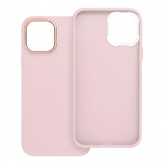 Apple iPhone 12 Hülle FRAME Elegant  Puderrosa