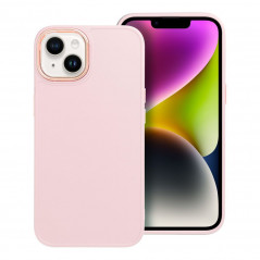 Apple iPhone 14 Hülle FRAME Elegant  Puderrosa