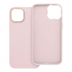 Apple iPhone 14 Hülle FRAME Elegant  Puderrosa