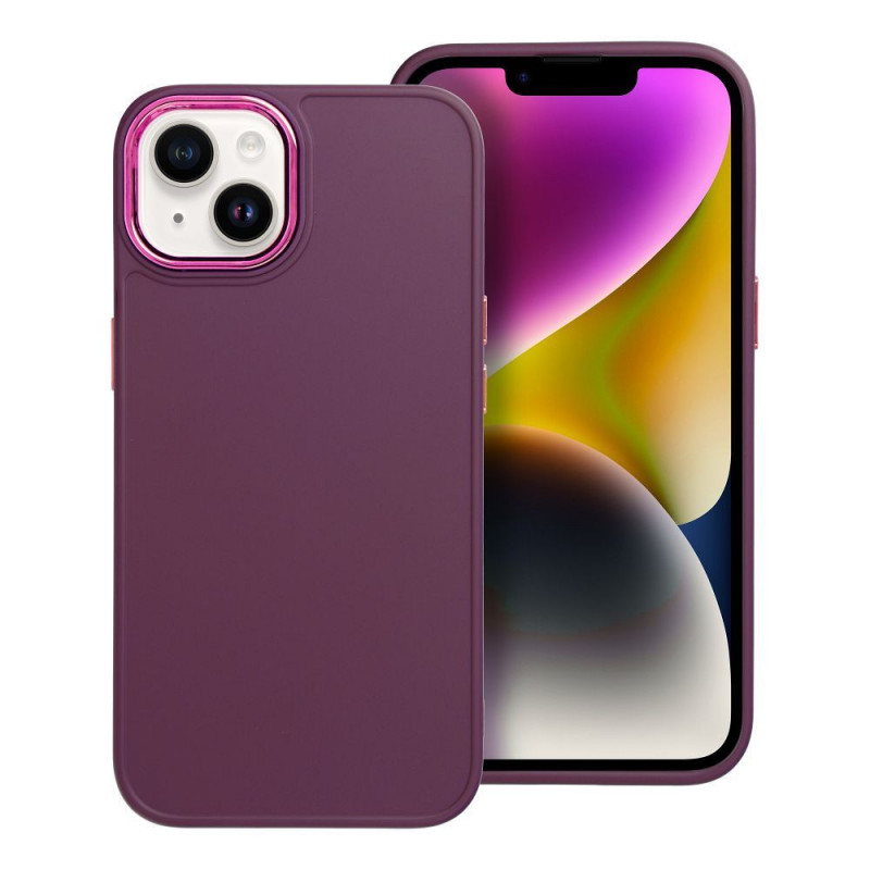 Apple iPhone 14 Hülle FRAME Elegant  Lila (Purple)