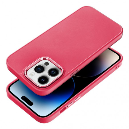 Apple iPhone 14 Pro Max Hülle FRAME Elegant  Magenta