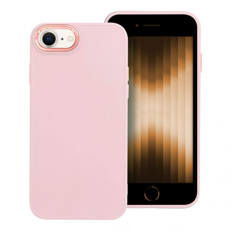 Apple iPhone 8 Hülle FRAME Elegant  Puderrosa