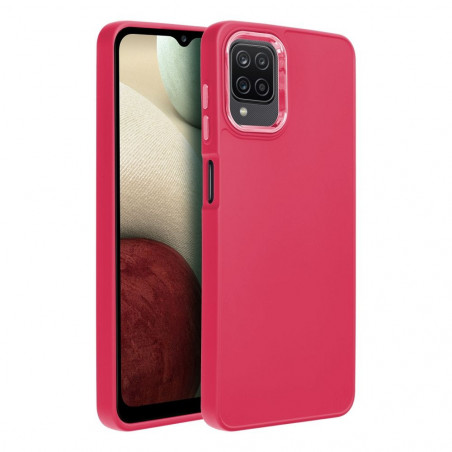 Samsung Galaxy A12 Hülle FRAME Elegant  Magenta