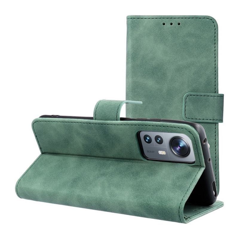 XIAOMI 12 Lite Book Handytaschen TENDER Book Grün