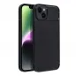Apple iPhone 14 Hülle Carbon premium Elegant  Schwarz