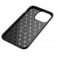 Samsung Galaxy A12 Hülle Carbon premium Elegant  Schwarz