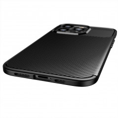 Samsung Galaxy A52s 5G Hülle Carbon premium Elegant  Schwarz