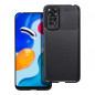 XIAOMI Redmi Note 11S Hülle Carbon premium Elegant  Schwarz