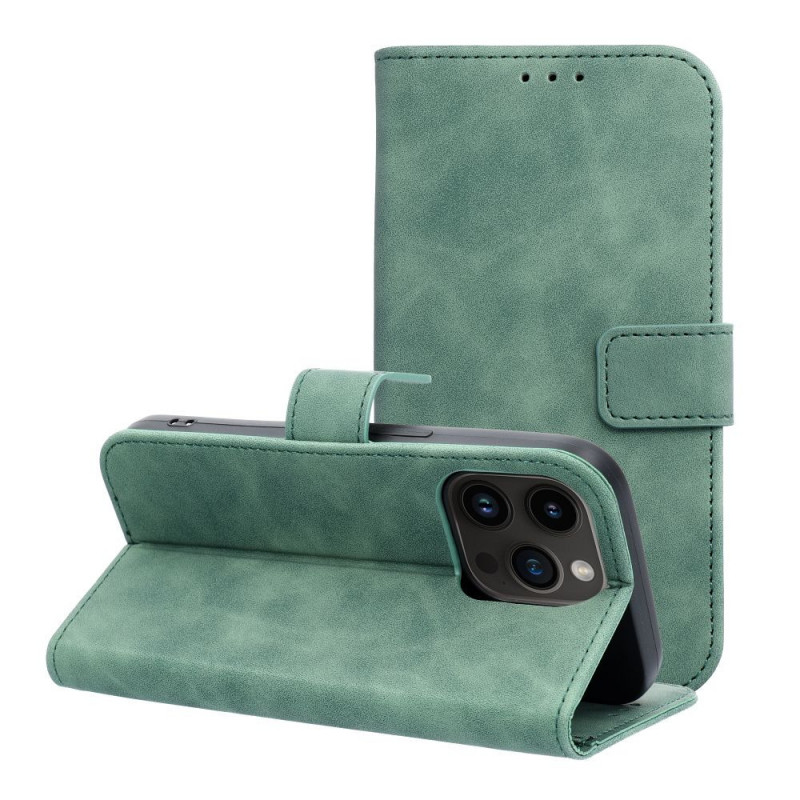 Apple iPhone 14 Pro Book Handytaschen TENDER Book Grün