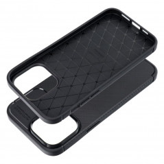 Apple iPhone 14 Pro Max Hülle Carbon premium Elegant  Schwarz