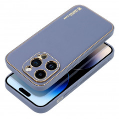 Apple iPhone 14 Pro Hülle Leather Blau