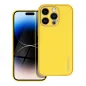 Apple iPhone 14 Pro Hülle Leather Gelb