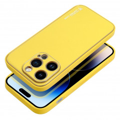 Apple iPhone 14 Pro Hülle Leather Gelb