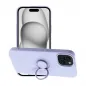 Apple iPhone 15 Hülle Silicone ring Lila (Violet)