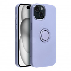 Apple iPhone 15 Hülle Silicone ring Lila (Violet)