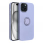 Apple iPhone 15 Hülle Silicone ring Lila (Violet)