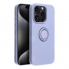 Apple iPhone 15 Pro Hülle Silicone ring Lila (Violet)